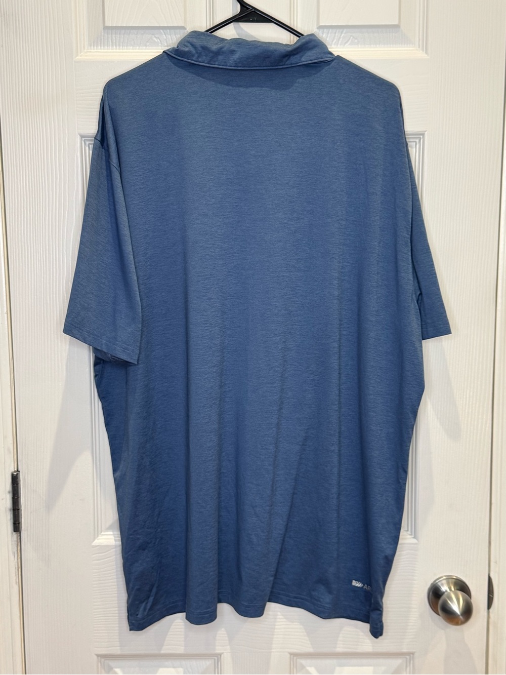 Ariat Tek Men's XL Charger 2.0 Performance Polo Short Sleeve Blue Golf - Picture 3 of 10